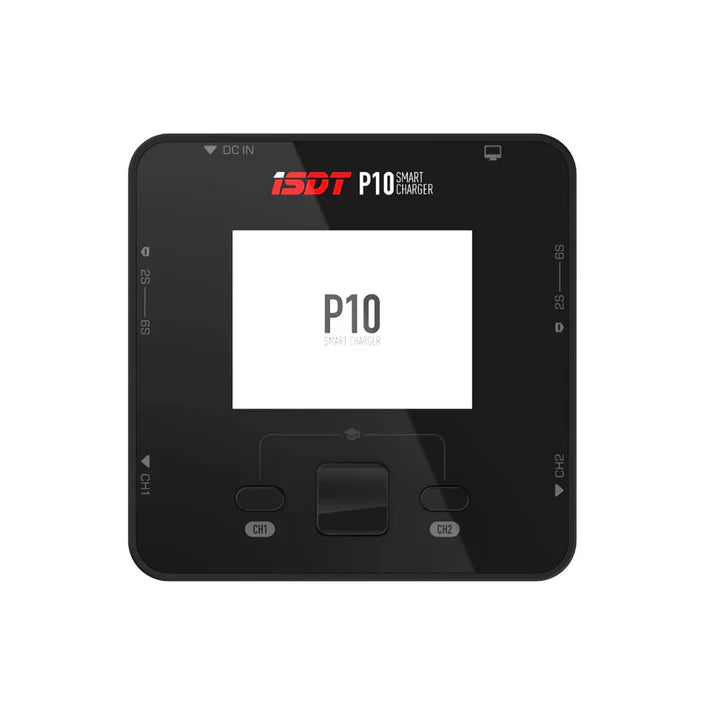 P10 Smart Lipo Charger,DC 250 W10 A x 2 Dual Channel Lipo Battery Charger